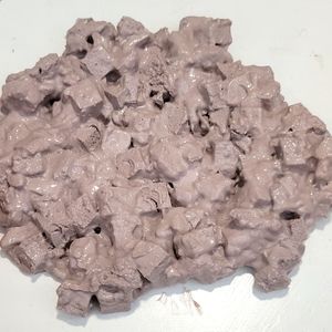 Purple foam cube slime